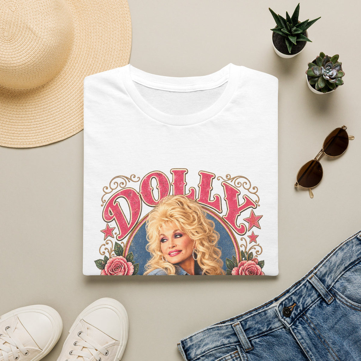 Dolly Parton Vintage Portrait T‑Shirt