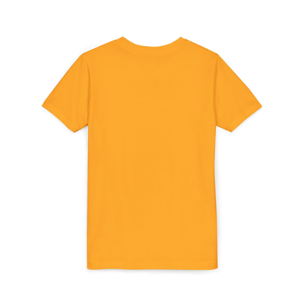 Youth Teacher Tee — Colorful Retro "Teacher" Text with Bow Pencil Graphic