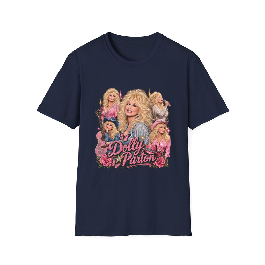 Dolly Parton Graphic T-Shirt — Vintage Collage Country Music Tee
