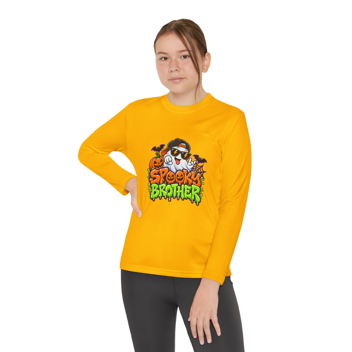 Spooky Brother Youth Long Sleeve Tee