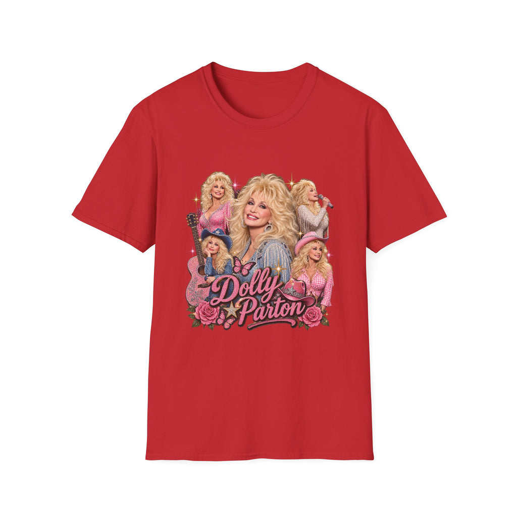 Dolly Parton Graphic T-Shirt — Vintage Collage Country Music Tee
