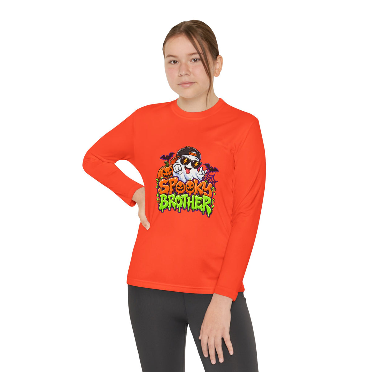 Spooky Brother Youth Long Sleeve Tee