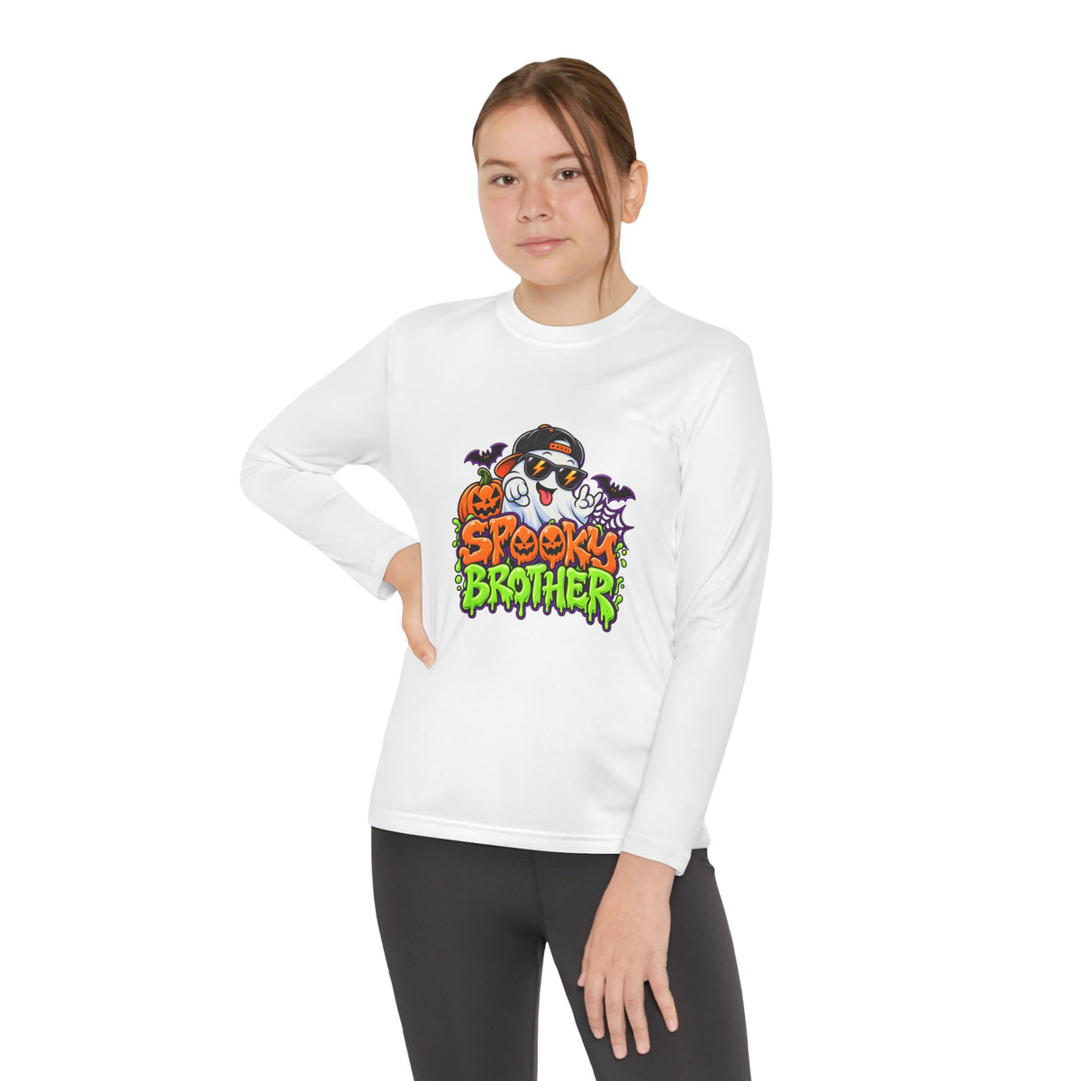 Spooky Brother Youth Long Sleeve Tee