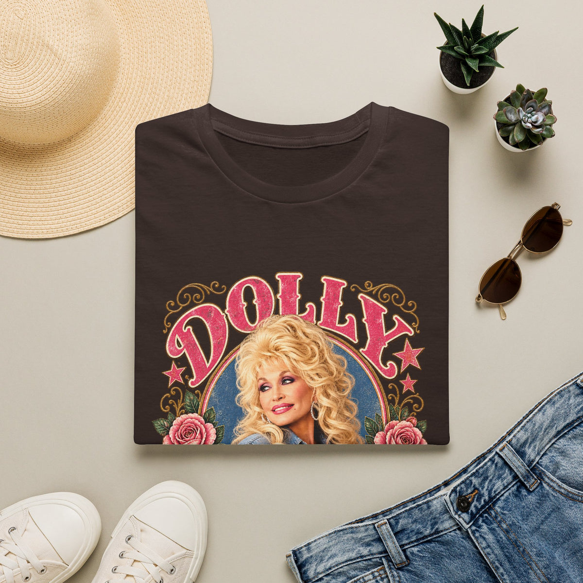 Dolly Parton Vintage Portrait T‑Shirt