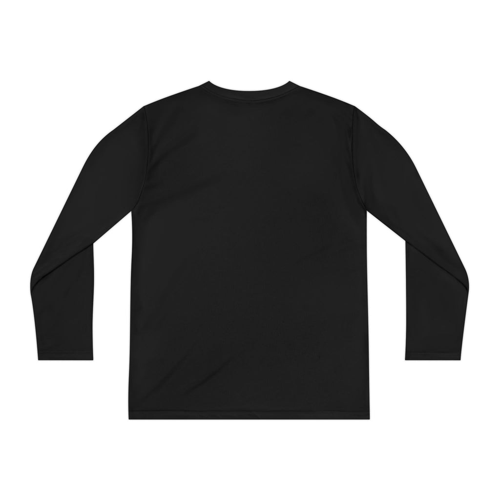 Youth Long Sleeve Tee — "Spooky Brother" Halloween Ghost Graphic