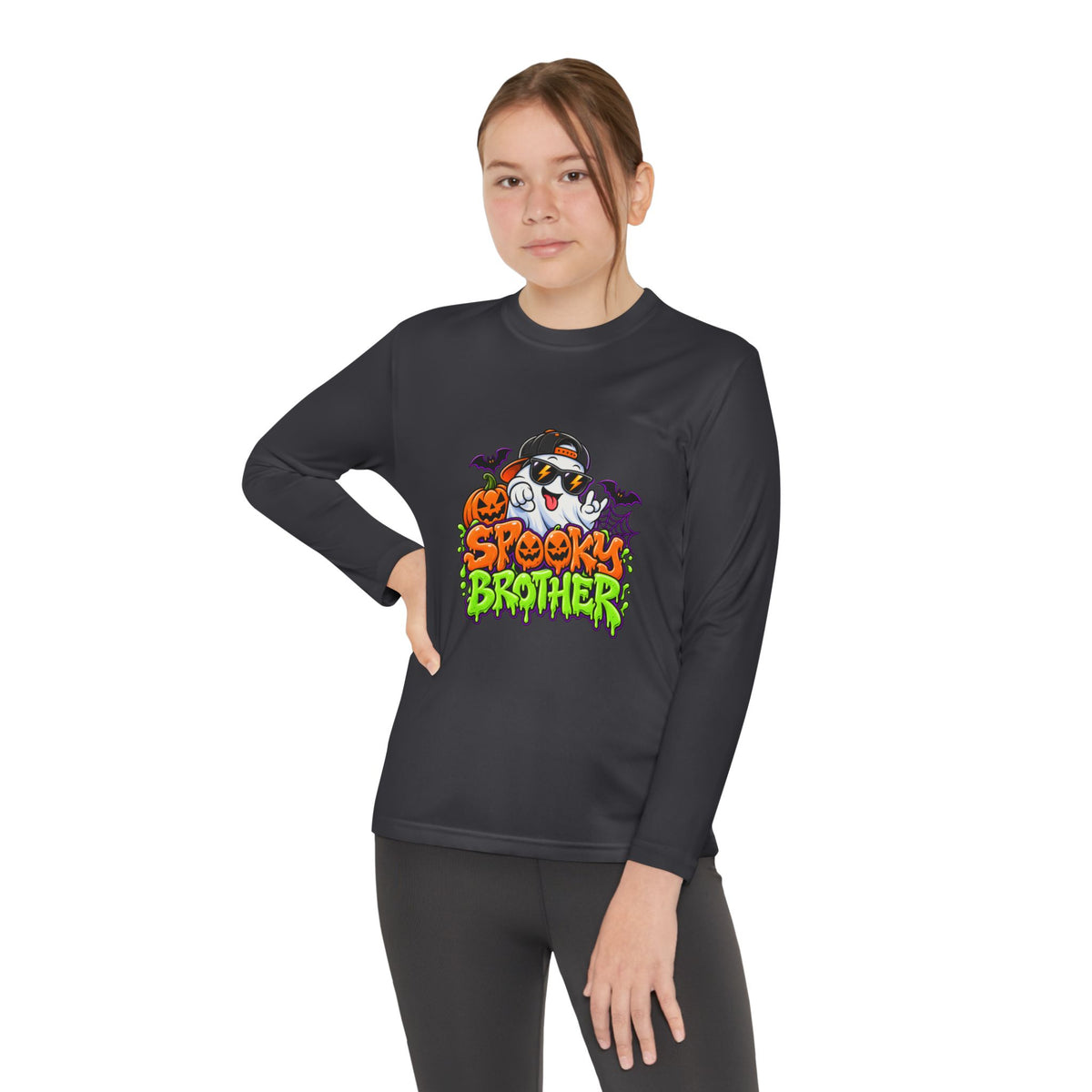Spooky Brother Youth Long Sleeve Tee