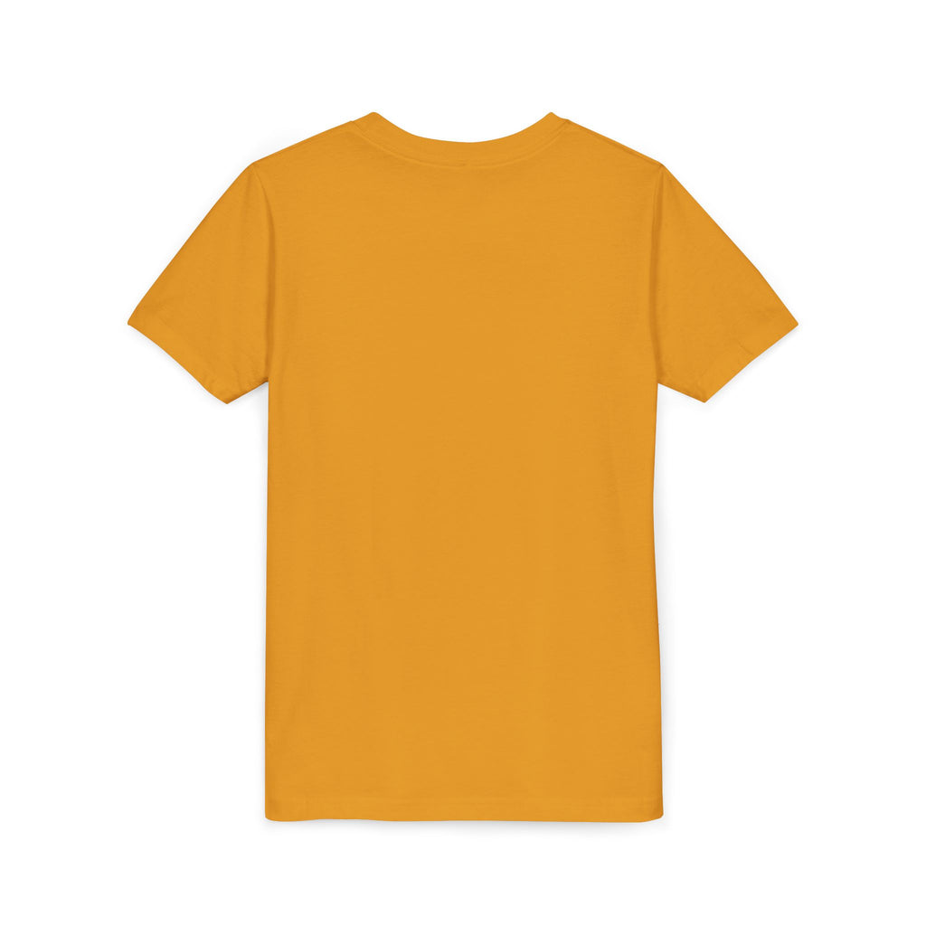 Youth Teacher Tee — Colorful Retro "Teacher" Text with Bow Pencil Graphic