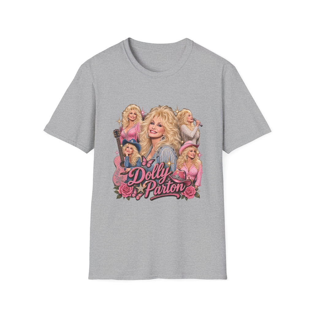 Dolly Parton Graphic T-Shirt — Vintage Collage Country Music Tee