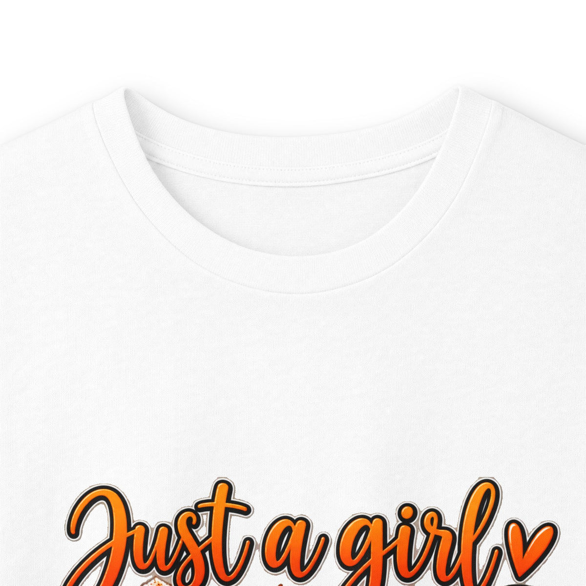 Just a Girl Who Loves Fall Long Sleeve Tee — Cozy Pumpkin & Coffee Autumn Shirt