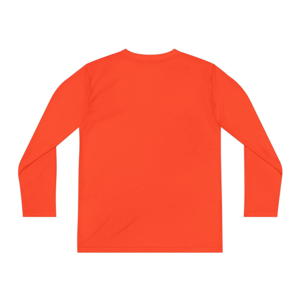 Youth Long Sleeve Tee — "Spooky Brother" Halloween Ghost Graphic