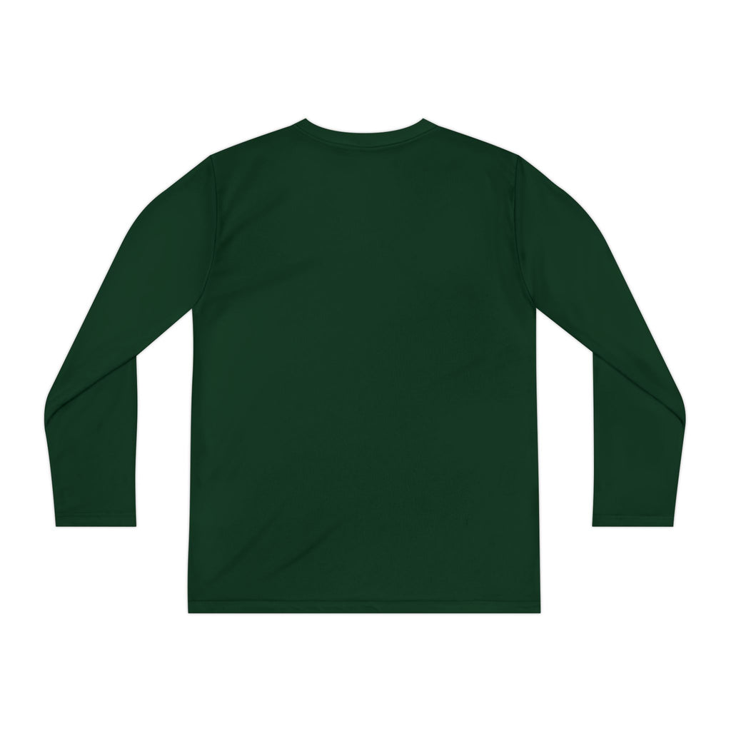 Youth Long Sleeve Tee — "Spooky Brother" Halloween Ghost Graphic