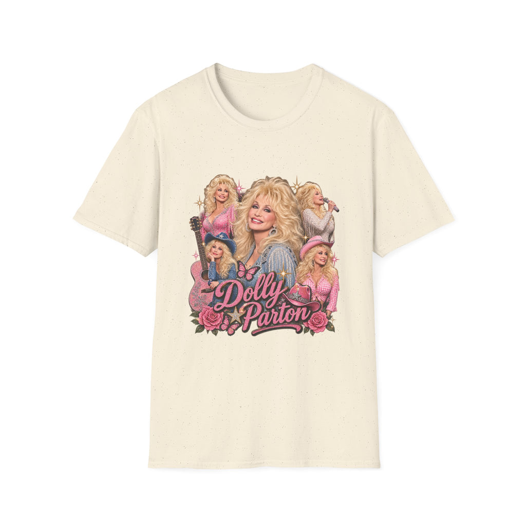 Dolly Parton Graphic T-Shirt — Vintage Collage Country Music Tee