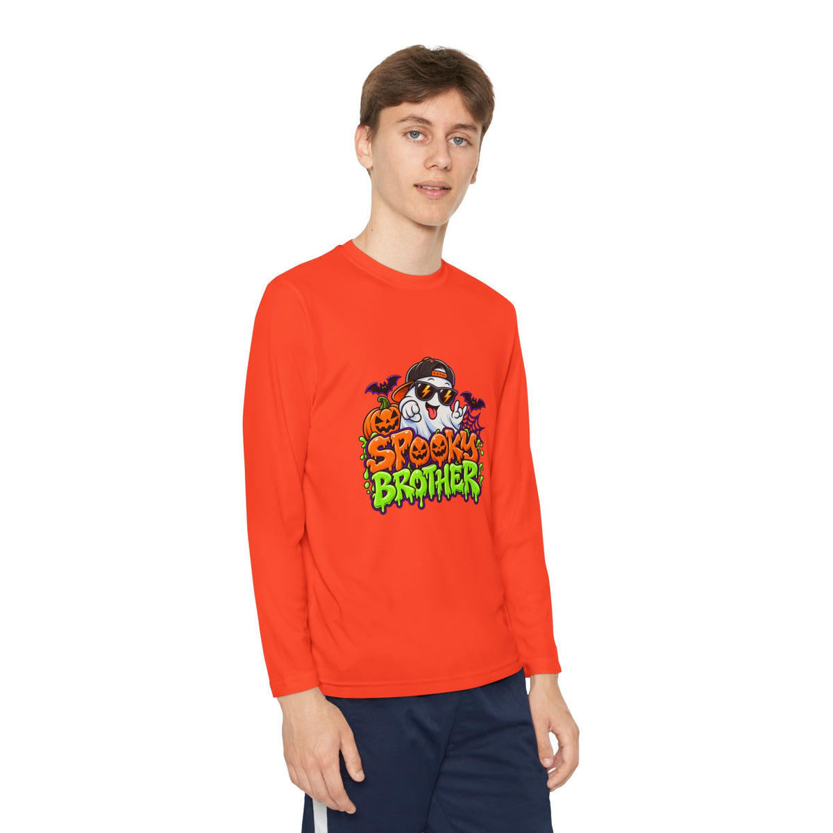 Spooky Brother Youth Long Sleeve Tee