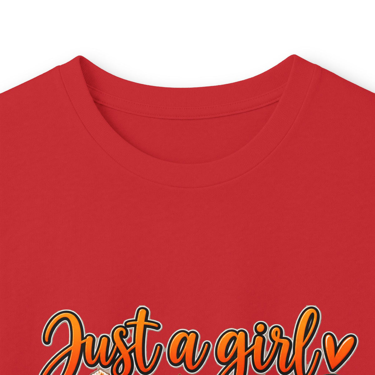 Just a Girl Who Loves Fall Long Sleeve Tee — Cozy Pumpkin & Coffee Autumn Shirt