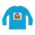 Youth Long Sleeve Tee — "Spooky Brother" Halloween Ghost Graphic