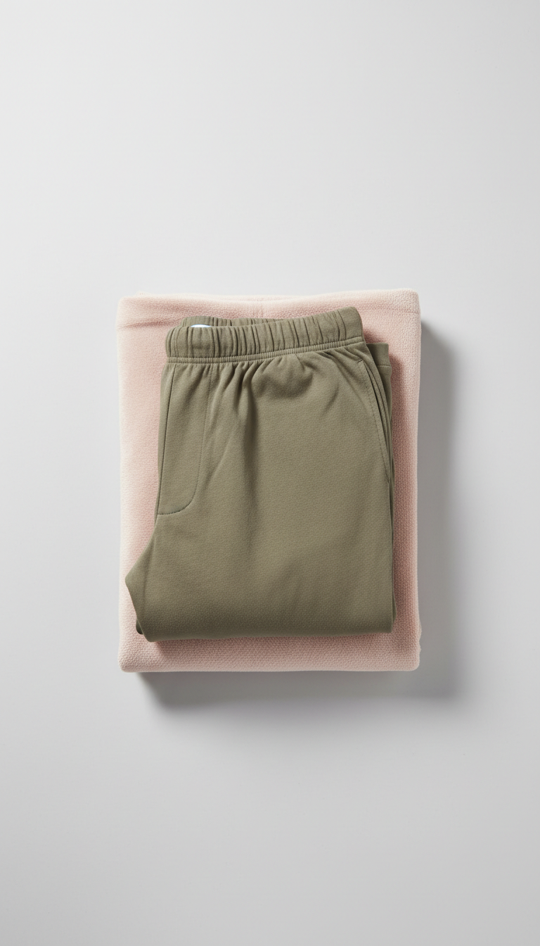 Olive Taupe Stretch Lounge Pants